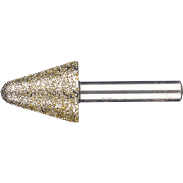 PFERD  Diamentowa ściernica stożkowa 24 x 30 x 8 mm D852 do szlifowania żeliwa szarego i sferoidalnego