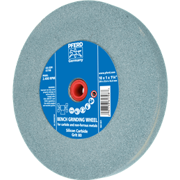 PFERD  Kamień szlifierski Ø 250 x 25 mm, Ø otworu 51 mm, SiC80 do materiałów twardych, np. stopy twarde