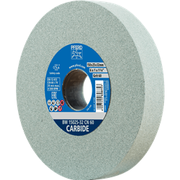 PFERD  Kamień szlifierski Ø 150 x 25 mm otwór Ø 32 mm C60 do materiałów twardych, np. stopów twardych