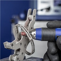 PFERD  Zestaw opasek ściernych 13-częściowy Korund Ø10 x 20 mm A60,80,150,240 z uchwytem trzpień Ø6 mm