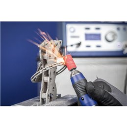 PFERD  Zestaw opasek ściernych 13-częściowy Korund Ø 22 x 20 mm A60,80,150,240 z uchwytem trzpień Ø 6 mm