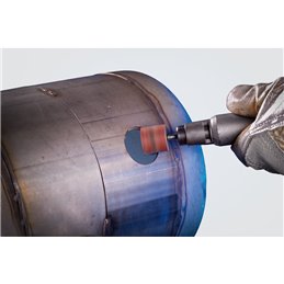 PFERD  Zestaw opasek ściernych 13-częściowy Korund Ø30 x 30 mm A40,60,80,150 z uchwytem trzpień Ø6 mm