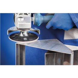 PFERD  Zestaw wykrojów ściernych mocowanych na rzep z grubym ziarnem Korund, 20 części, Ø 12 5 mm A40,60,80,120 do szlifierek ką