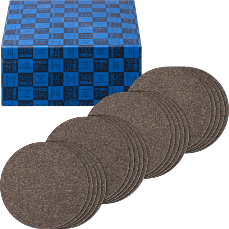 PFERD  Zestaw wykrojów ściernych mocowanych na rzep z drobnym ziarnem kompaktowym, 20 części, Ø 125 mm CK180,240,320,400 do szli