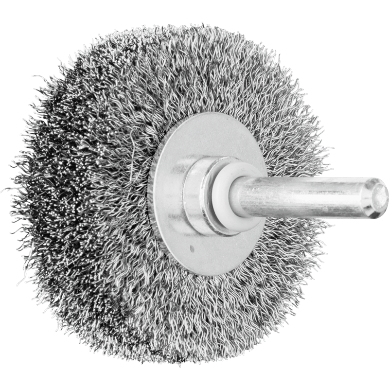 PFERD  Szczotka tarczowa niepleciona POS RBU Ø50 x 15 mm trzpień Ø6 mm drut stalowy Ø0,20