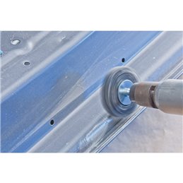 PFERD  Szczotka tarczowa niepleciona POS RBU Ø50 x 15 mm trzpień Ø6 mm drut stalowy Ø0,20