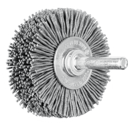 PFERD  Szczotka tarczowa niepleciona POS RBU Ø50 x 15 mm trzpień Ø6 mm włókno SiC Ø0,90 ziarno 180
