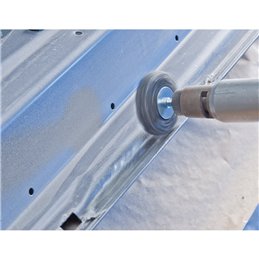 PFERD  Szczotka tarczowa niepleciona POS RBU Ø100 x 10 mm trzpień Ø6 mm drut stalowy Ø0,30