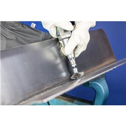 PFERD  Niepleciona szczotka-pędzelek POS PBU Ø15 mm trzpień Ø6 mm drut ze stali nierdzewnej Ø0,35