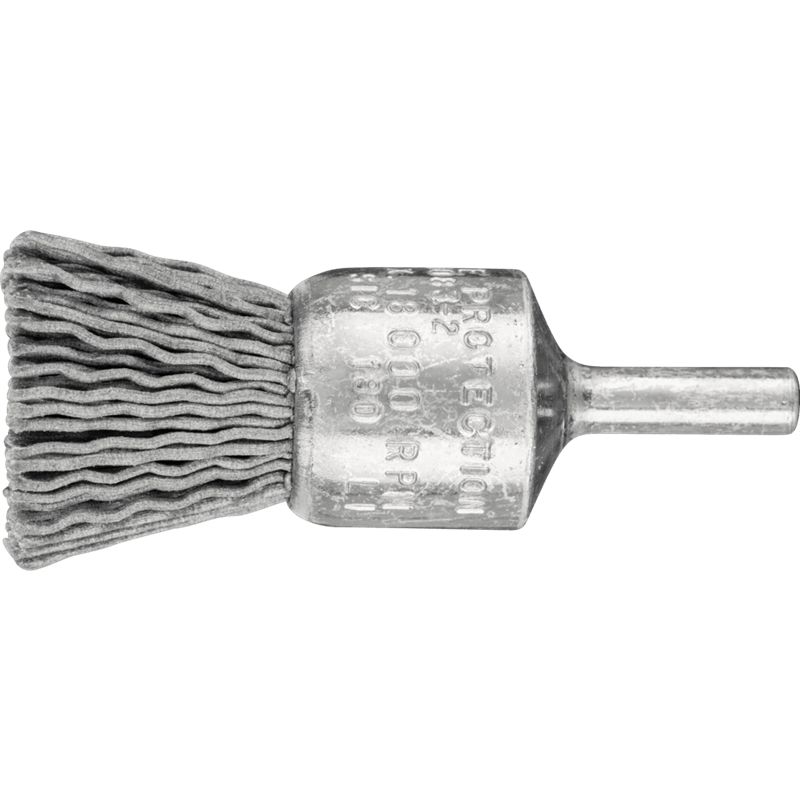PFERD  Niepleciona szczotka-pędzelek PBU Ø20 mm trzpień Ø6 mm włókno SiC Ø0,90 ziarno 180