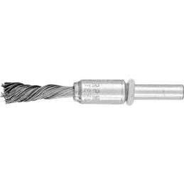 PFERD  Pleciona szczotka-pędzelek SINGLETWIST PBGS Ø10 mm trzpień Ø6 mm drut stalowy Ø0,35