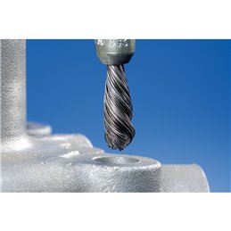 PFERD  Pleciona szczotka-pędzelek SINGLETWIST PBGS Ø10 mm trzpień Ø6 mm drut stalowy Ø0,35