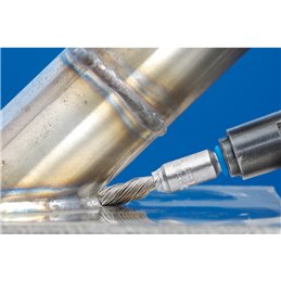 PFERD  Pleciona szczotka-pędzelek SINGLETWIST PBGS Ø10 mm trzpień Ø6 mm drut ze stali nierdzewnej Ø0,20