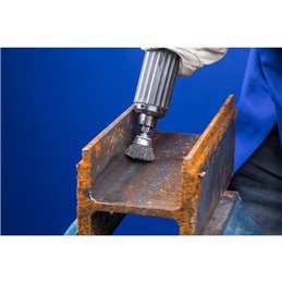 PFERD  Szczotka garnkowa niepleciona TBU Ø 50 mm trzpień Ø 6 mm drut ze stali Ø 0,30 (1)