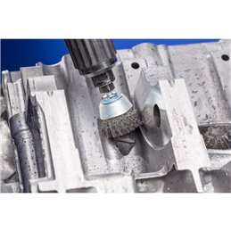 PFERD  Szczotka garnkowa niepleciona TBU Ø 50 mm trzpień Ø 6 mm drut ze stali szlachetnej Ø 0,30 (1)