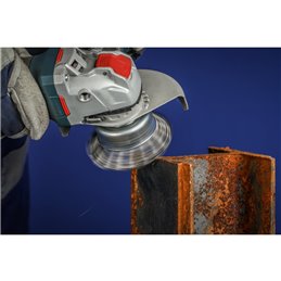 PFERD  Szczotka garnkowa pleciona TBG Ø 65 mm, otwór 22,2 mm/X-LOCK drut ze stali Ø 0,50 mm do szlifierki kątowej