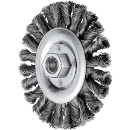 PFERD  POS COMBITWIST szczotka okrągła pleciona RBG HD Ø 115 x 12 mm M14 drut stalowy Ø 0,50 mm do szlifierek kątowych