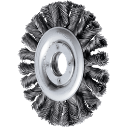 PFERD  POS COMBITWIST szczotka okrągła pleciona RBG HD Ø 115 x 12 x 22,2 mm drut stalowy Ø 0,50 mm do szlifierek kątowych