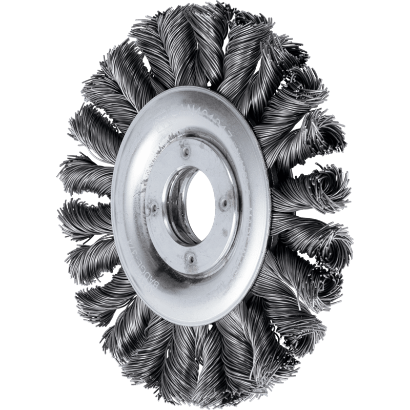 PFERD  POS COMBITWIST szczotka okrągła pleciona RBG HD Ø 115 x 12 x 22,2 mm drut stalowy Ø 0,50 mm do szlifierek kątowych