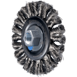PFERD  POS COMBITWIST szczotka okrągła pleciona RBG HD Ø 115 x 12 mm M14 drut ze stali szlachetnej Ø 0,35 mm do szlifierek kątow