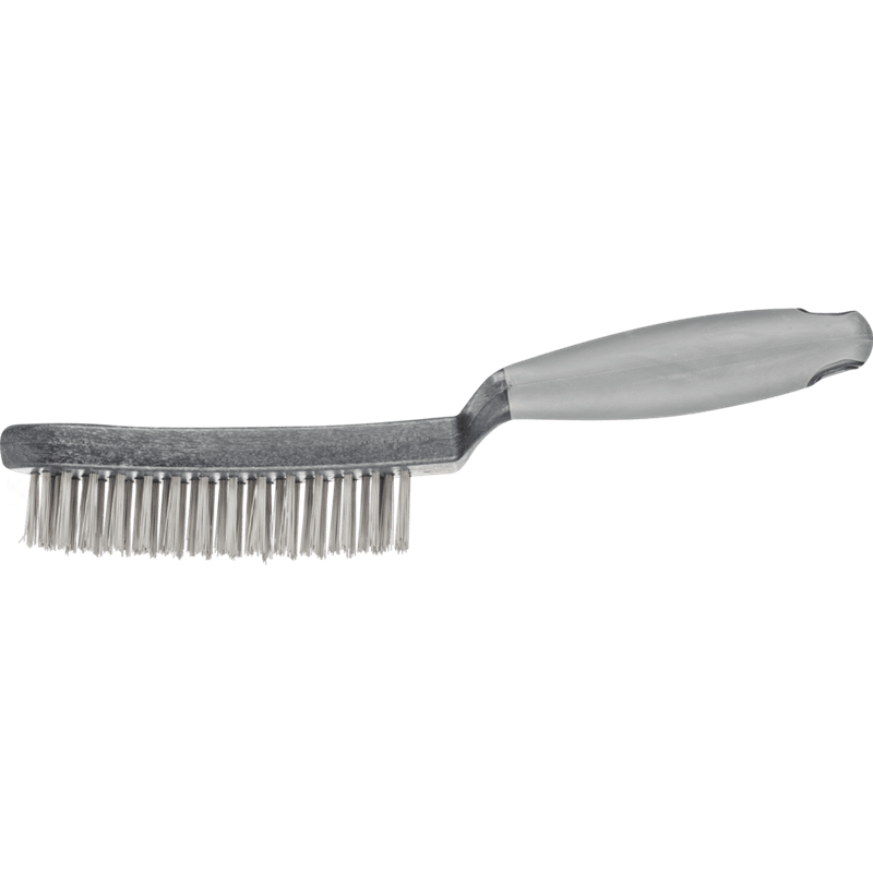 PFERD  Szczotka ręczna z plastikowym korpusem i ergonomicznym uchwytem HBUP 3-rzędowa drut stalowy Ø0,40 (1)