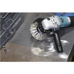 PFERD  Szczotka garnkowa pleciona TBG Ø 65 mm M14 drut ze stali szlachetnej z nasypem diamentowym Ø 0,50 mm ziarno 270