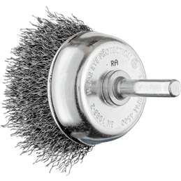 PFERD  Szczotka garnkowa niepleciona TBU Ø 50 mm trzpień Ø 6 mm drut stalowy Ø 0,30 do wiertarek (1)