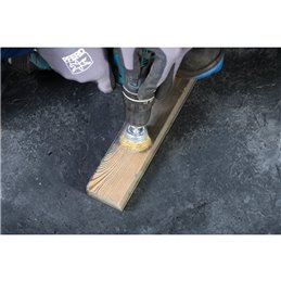 PFERD  Szczotka garnkowa niepleciona TBU Ø 50 mm trzpień Ø 6 mm drut z mosiądzu Ø 0,20 do wiertarek