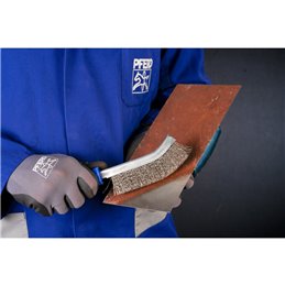 PFERD  Zestaw szczotek POS HBG 1-rzędowa z drutem ze stali nierdzewnej, stali i mosiądzu o średnicy 0,30