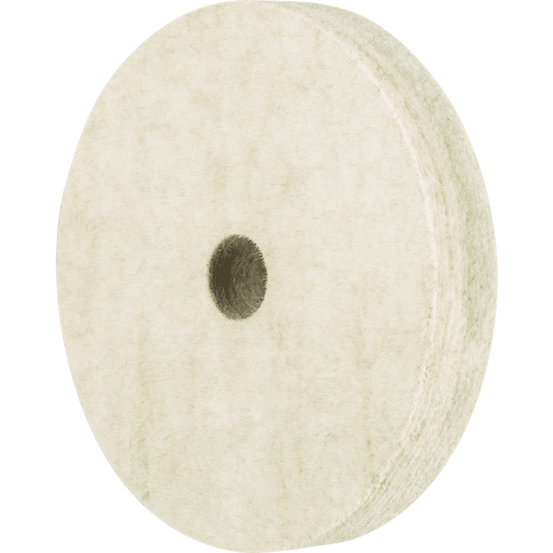 PFERD  Krążek filcowy z wkładem mosiężnym FKSC Ø 125 x 20 mm, otwór Ø 10 mm, do polerki wstępnej