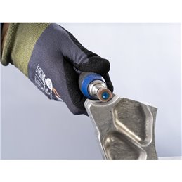 PFERD  Ściernica wachlarzowa z ziarnem ceramicznym F Ø 15x10 mm, Ø trzonka 3 mm, CO-COOL120, duża ilość usuwanego materiału na s