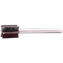 PFERD  Ściernica wachlarzowa korundowa F Ø 15 x 20 mm, Ø trzpienia 6mm, długość 60 mm, lamela 6 x 2, A150, do szlifu dokładnego 