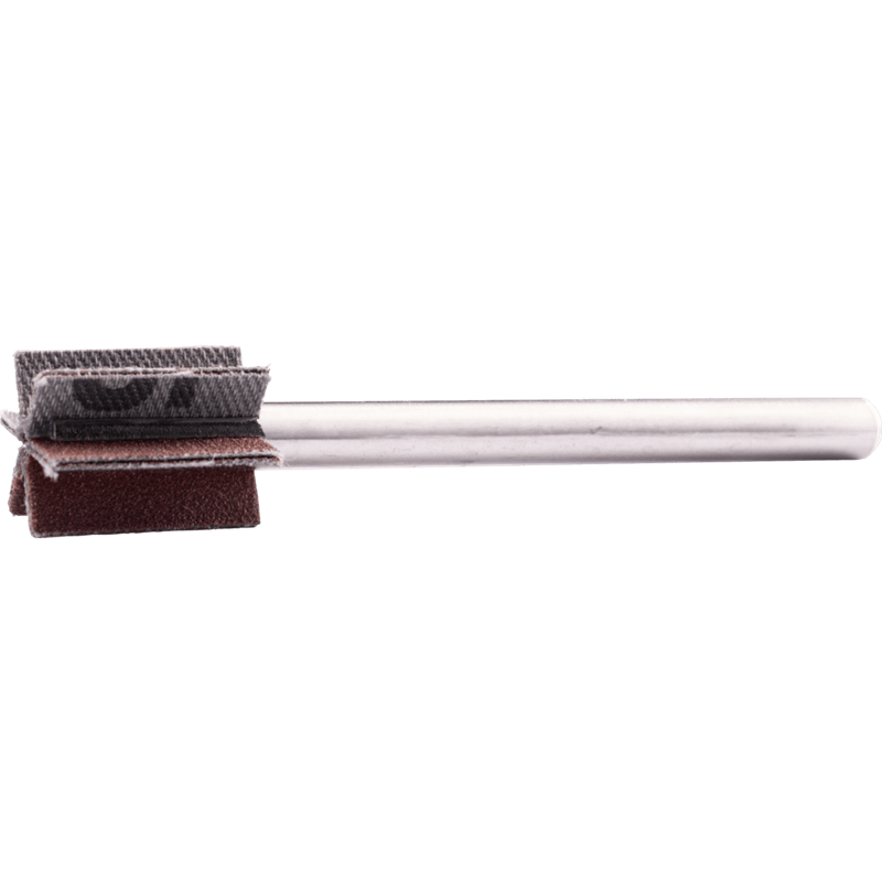 PFERD  Ściernica wachlarzowa korundowa F Ø 15 x 20 mm, Ø trzpienia 6mm, długość 60 mm, lamela 6 x 2, A150, do szlifu dokładnego 