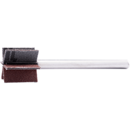 PFERD  Ściernica wachlarzowa korundowa F Ø 20 x 20 mm, Ø trzpienia 6mm, długość 60 mm, lamela 6 x 2, A120, do szlifu dokładnego 