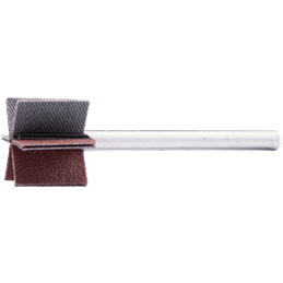 PFERD  Ściernica wachlarzowa korundowa F Ø 25 x 20 mm, Ø trzpienia 6mm, długość 60 mm, lamela 6 x 2, A120, do szlifu dokładnego 