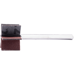 PFERD  Ściernica wachlarzowa korundowa F Ø 30 x 20 mm, Ø trzpienia 6mm, długość 60 mm, lamela 6 x 2, A120, do szlifu dokładnego 