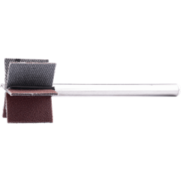 PFERD  Ściernica wachlarzowa korundowa F Ø 30 x 20 mm, Ø trzpienia 6mm, długość 60 mm, lamela 6 x 2, A150, do szlifu dokładnego 