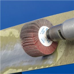 PFERD  Zestaw ściernic wachlarzowych 3-częściowy Korund Ø 30 x 15 mm, trzpień Ø 6 mm A60, 80, 120 do szlifu dokładnego i wykończ