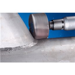 PFERD  Zestaw ściernic wachlarzowych 3-częściowy Korund Ø 50 x 30 mm, trzpień Ø 6 mm A60, 80, 120 do szlifu dokładnego i wykończ