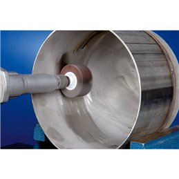 PFERD  Zestaw ściernic wachlarzowych 3-częściowy Korund Ø 60 x 30 mm, trzpień Ø 6 mm A60, 80, 120 do szlifu dokładnego i wykończ