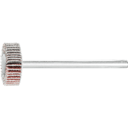 PFERD  Ściernica wachlarzowa Korund F Ø 15 x 5 mm trzpień Ø 3 mm A120 do szlifu dokładnego i wykończeniowego (2)