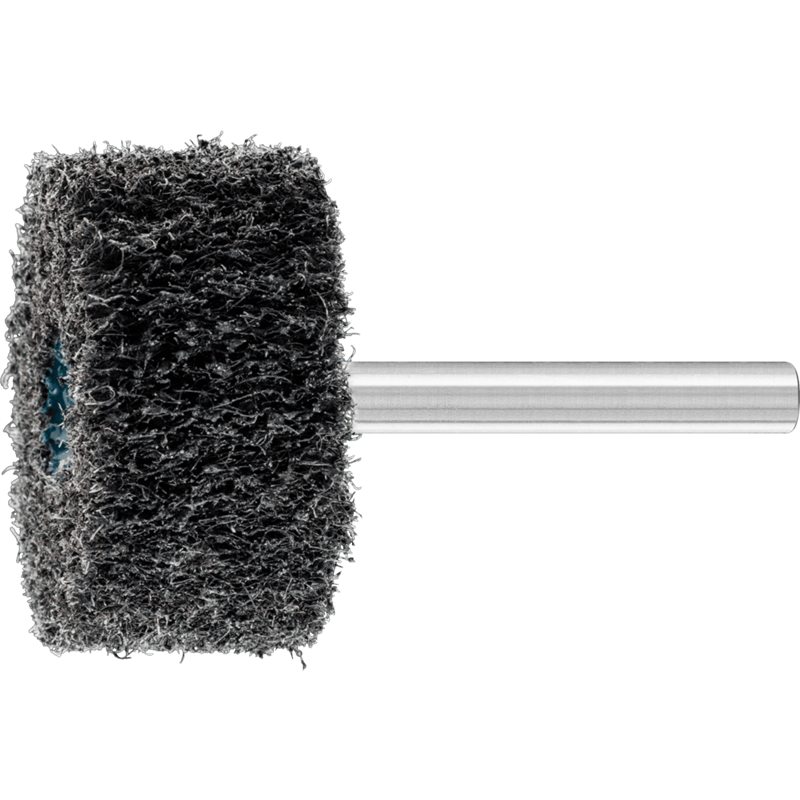 PFERD  Włókninowa ściernica trzpieniowa High Performance POLINOX PNL Ø 40 x 20 mm, Ø trzpienia 6 mm, SIC100 do szlifu dokładnego