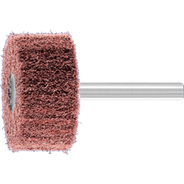 PFERD  Włókninowa ściernica trzpieniowa High Performance POLINOX PNL Ø 40 x 20 mm, Ø trzpienia 6 mm, A180 do szlifu dokładnego i