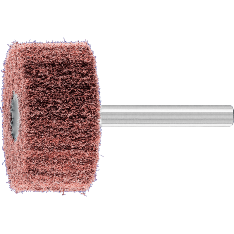 PFERD  Włókninowa ściernica trzpieniowa High Performance POLINOX PNL Ø 40 x 20 mm, Ø trzpienia 6 mm, A180 do szlifu dokładnego i