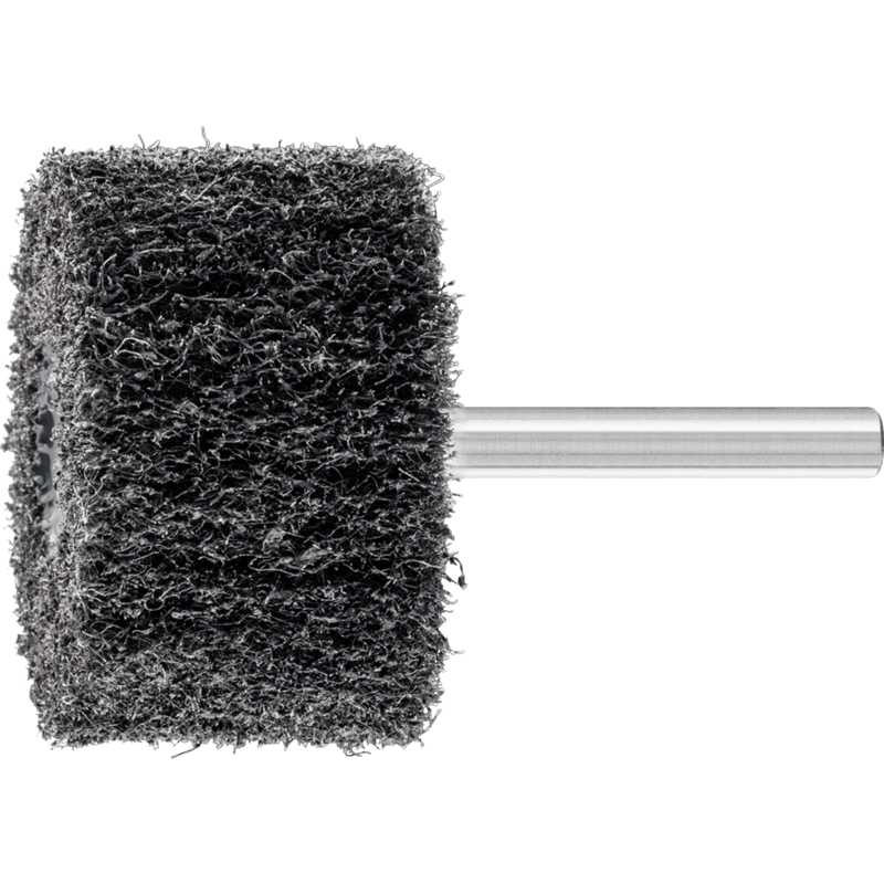 PFERD  Włókninowa ściernica trzpieniowa High Performance POLINOX PNL Ø 50 x 30 mm Ø trzpienia 6 mm, SIC100 do szlifu dokładnego 