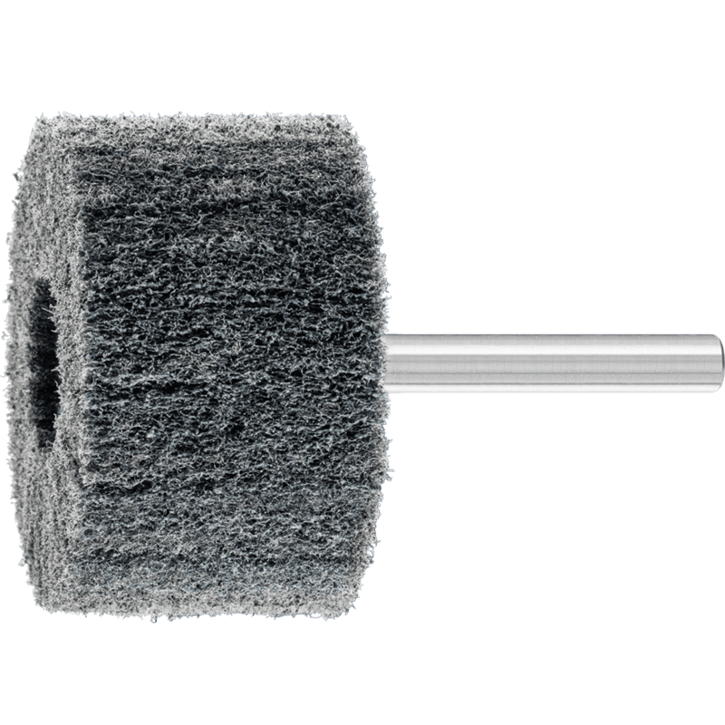 PFERD  Włókninowa ściernica trzpieniowa High Performance POLINOX PNL Ø 50 x 30 mm Ø trzpienia 6 mm, SIC180 do szlifu dokładnego 