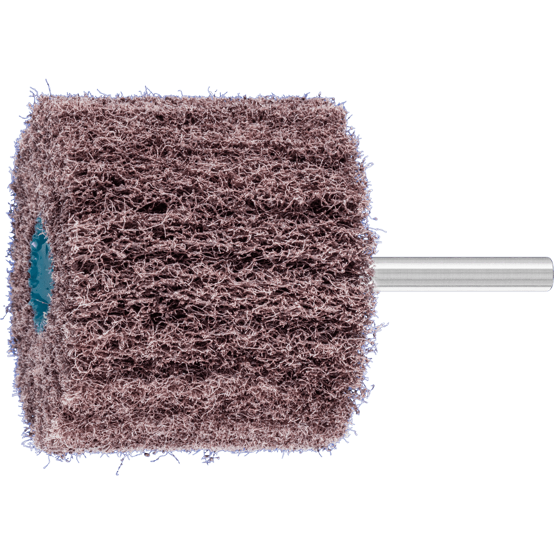 PFERD  Włókninowa ściernica trzpieniowa High Performance POLINOX PNL Ø 60 x 50 mm Ø trzpienia 6 mm, A100 do szlifu dokładnego i 