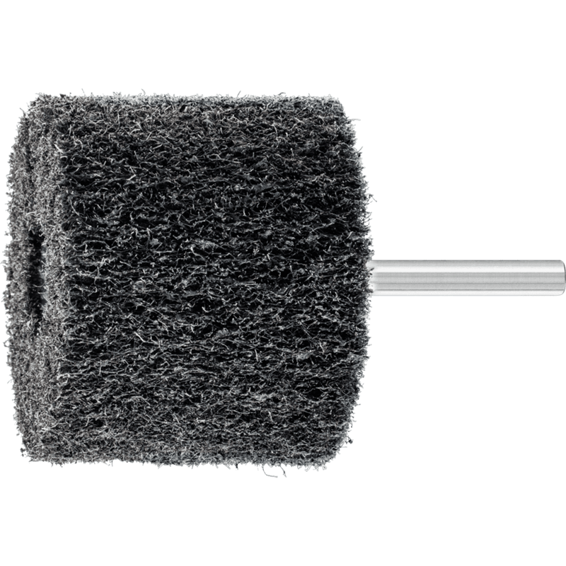 PFERD  Włókninowa ściernica trzpieniowa High Performance POLINOX PNL Ø 60 x 50 mm Ø trzpienia 6 mm, SIC100 do szlifu dokładnego 