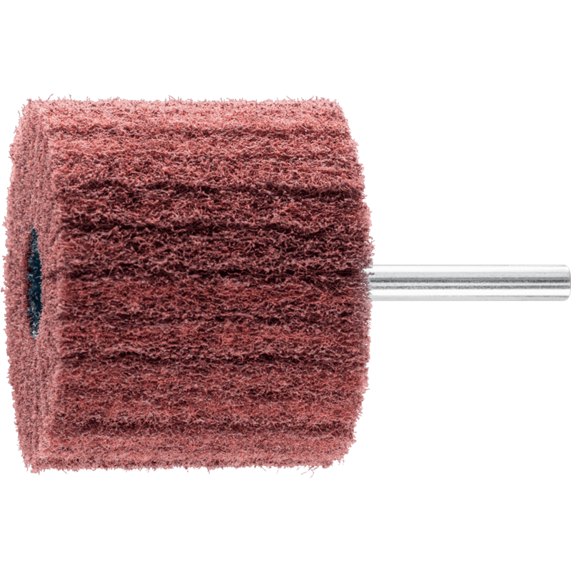 PFERD  Włókninowa ściernica trzpieniowa High Performance POLINOX PNL Ø 60 x 50 mm Ø trzpienia 6 mm, A180 do szlifu dokładnego i 