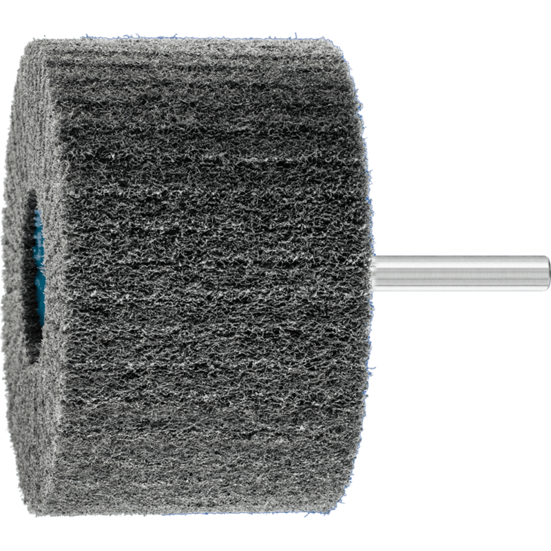 PFERD  Włókninowa ściernica trzpieniowa High Performance POLINOX PNL Ø 80 x 50 mm Ø trzpienia 6 mm, A180 do szlifu dokładnego i 